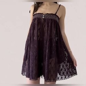 Free People - FP Intimately Rule the World Lace Romper, size XL, NWT